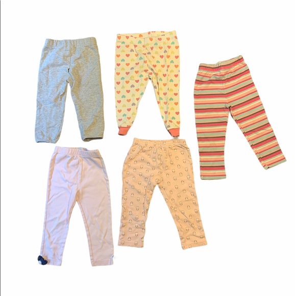 Baby Girl Pants 18 M- 12 pairs Shorts 18 M- 1 pair - Picture 5 of 8